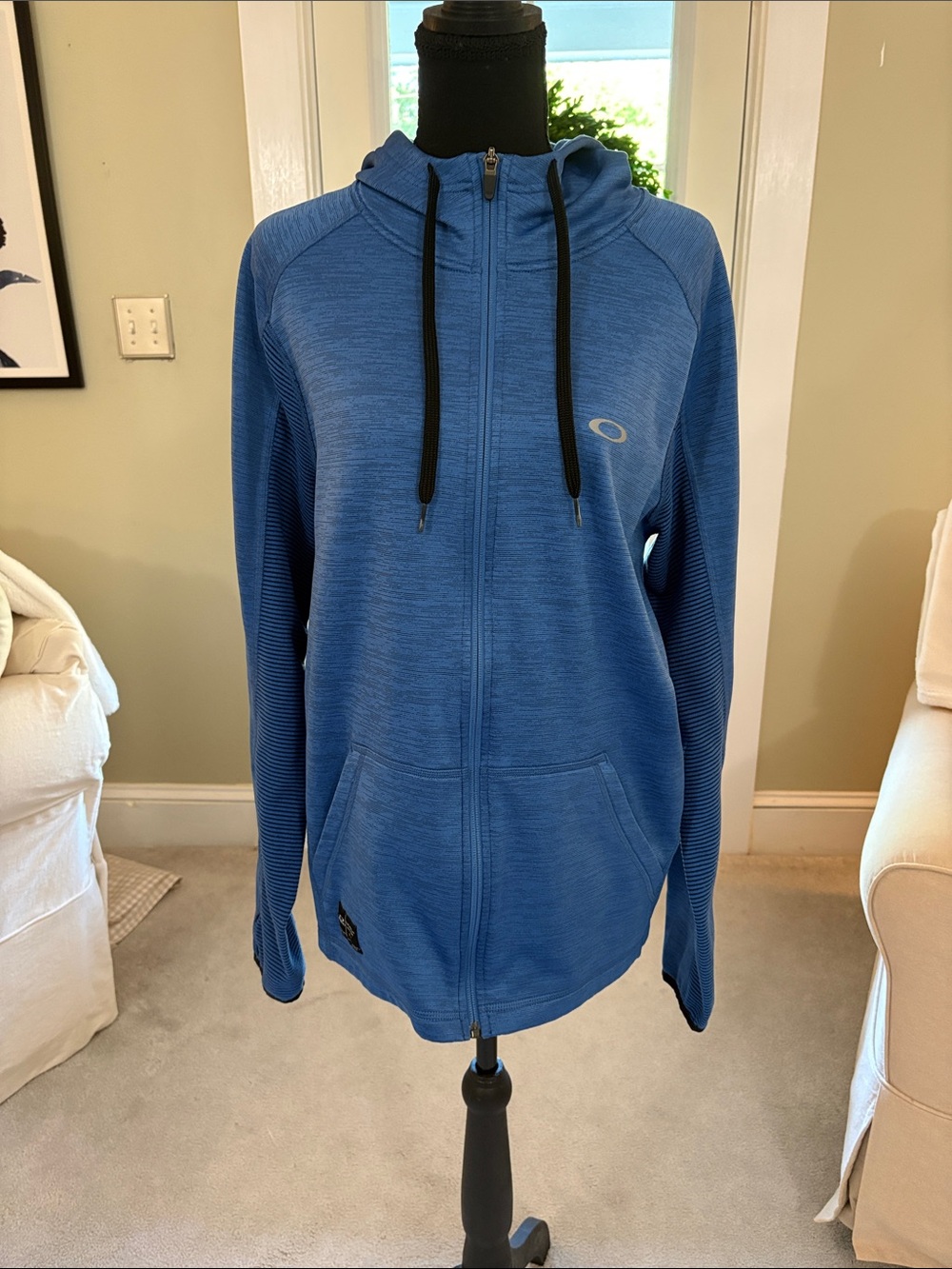 Oakley Women's Royal Blue Full-Zip Hoodie Jacket